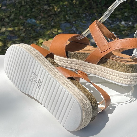 Qupid Cancun Tan Espadrille Sandal - Picture 3 of 7